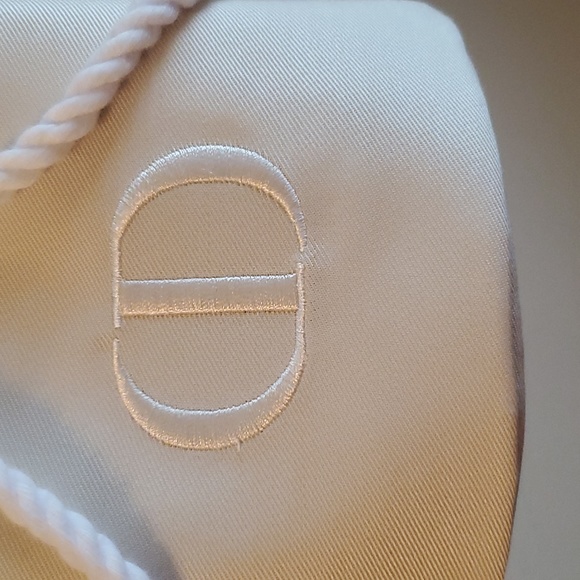 Brand new Dior drawstring pouch bag  beautiful statin cotton canvas bag CD log - Picture 2 of 3